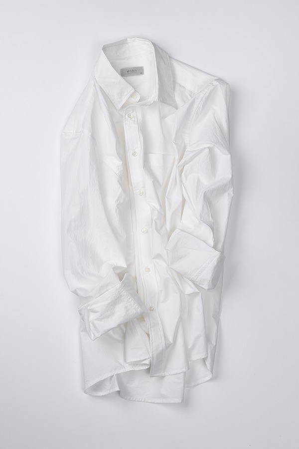 Cotton 80/1 typewriter cloth resilient finish buttondown shirts  white