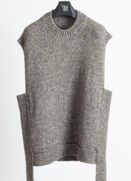 [Italy yarn] Tassel sweater vest [2 color]