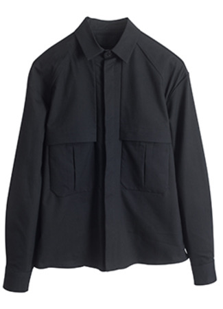 [Japan fabric] Boxy pocketed shirt [품절임박]