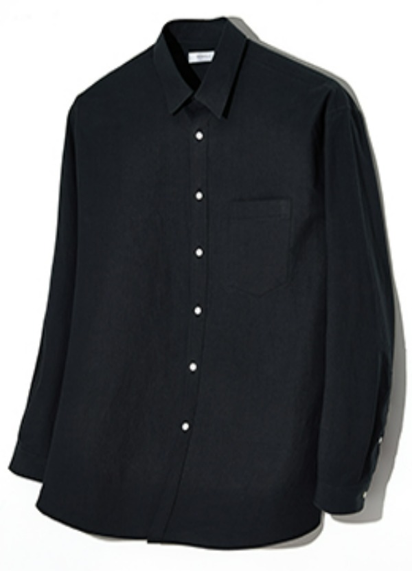 Cotton 80/1 typewriter cloth resilient finish signature shirts - dark navy