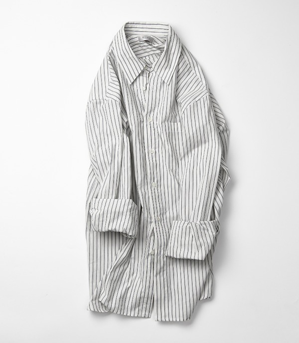 Superior organic cotton double stripe shirt [품절 임박]