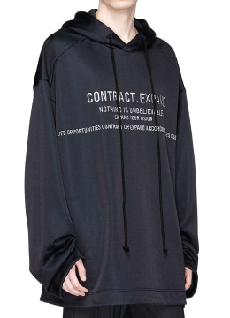 [Japan fabric] Contract over hoodie - dark navy [품절임박]
