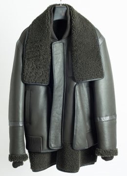 [Limited] Neck warmer stadium mouton jacket