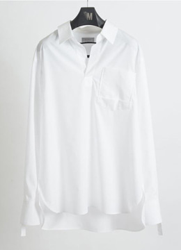 Pocket point pullover shirts-white [품절 임박]