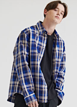 [CLEARANCE SALE] [Japan fabric] Heavy check over shirts - [5 color]