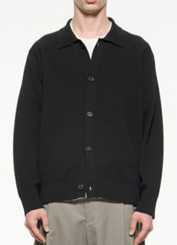 Wool&amp;silk Premium collar cardigan - 3 color [품절임박]