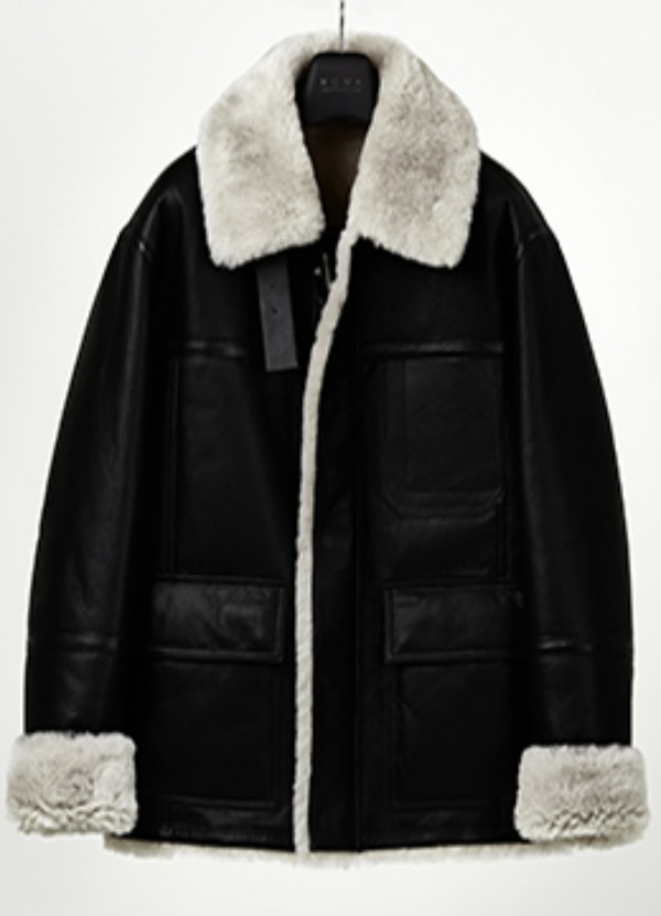 [한정판] Genuine overfit field mouton jacket silver [품절임박]