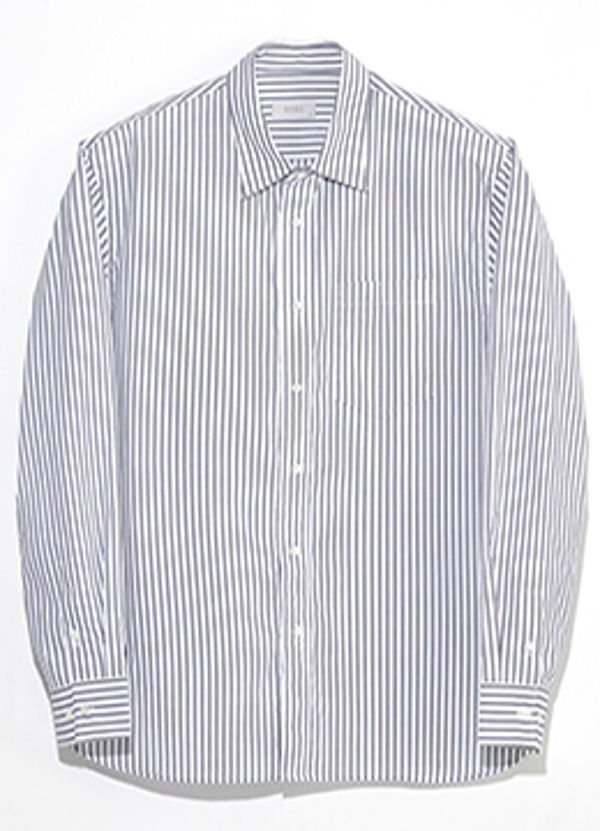120/2 Giza &amp; supima cotton double stripe shirt