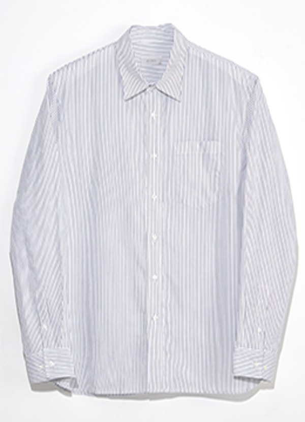 60&#039;s organic cotton pencil stripe shirt