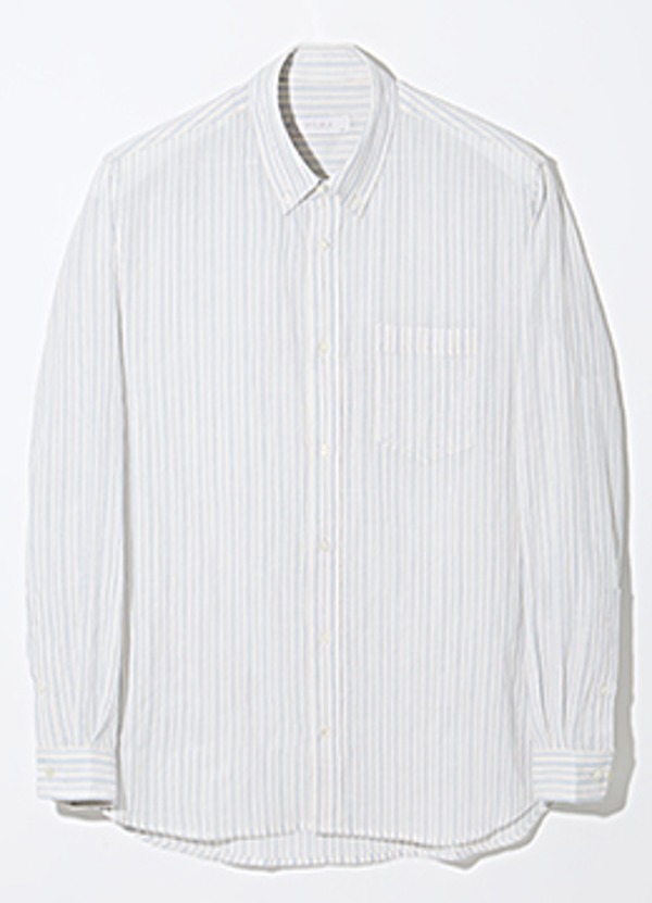 Summer cool cotton blue stripe shirt  [품절임박]